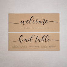 Kraft Individual Seating Plan Cards #017