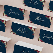 Navy & Autumnal Boho // Wedding Place Cards // #18