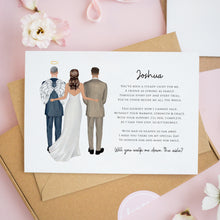 Personalised Will You Walk Me Down The Aisle To Honour My Dad Card