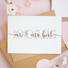 Personalised Congratulations on Your Wedding or Engagement Card
