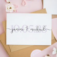 Personalised Congratulations on Your Wedding or Engagement Card