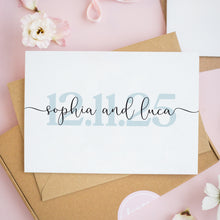 Personalised Congratulations on Your Wedding or Engagement Card