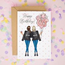 Personalised Sister Birthday Card – Big Sis & Lil Sis Design