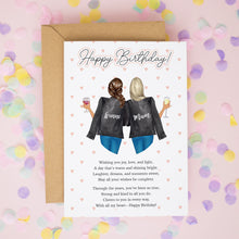 Personalised Mum Birthday Card from Daughter with Poem