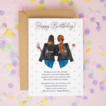 Personalised Mum Birthday Card from Daughter with Poem