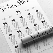 Monochrome, Seating Plans, #26