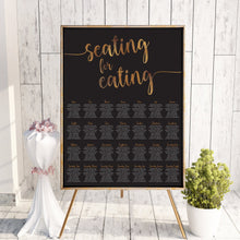 Black & Gold Metallic, Seating Plans, #33
