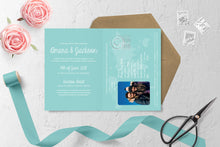 Aqua Blue Passport // Passport & Boarding Pass Invitations // #4017