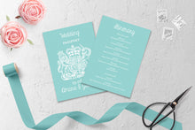 Aqua Blue Passport // Passport & Boarding Pass Invitations // #4017