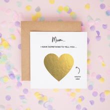 Scratch Off Pregnancy Reveal Card