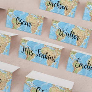 World Map // Wedding Place Cards // #04