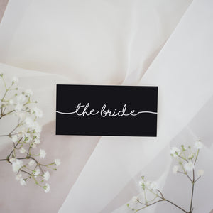 Simple Monochrome // Wedding Place Cards // #14