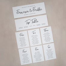 Individual Seating Plan Cards #018