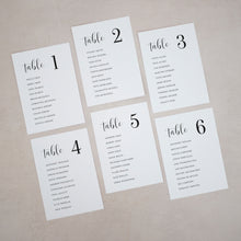 Individual Seating Plan Cards #023