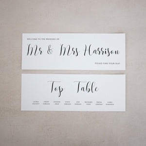 Individual Seating Plan Cards #023