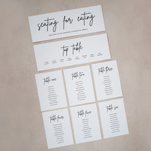 Individual Seating Plan Cards #024