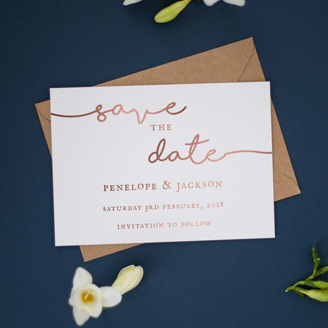 Rose Gold, Save the Dates #024