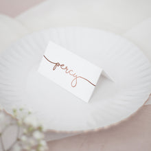 White & Rose Gold // Wedding Place Cards // #28