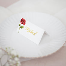 Enchanted Fairytale Rose // Wedding Place Cards // #29