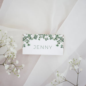 Rustic Eucalyptus // Wedding Place Cards // #30