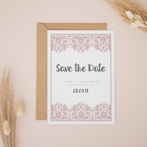 Blush Lace, Save the Dates #032