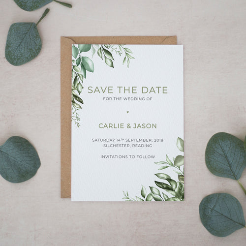 Greenery, Save the Dates #035