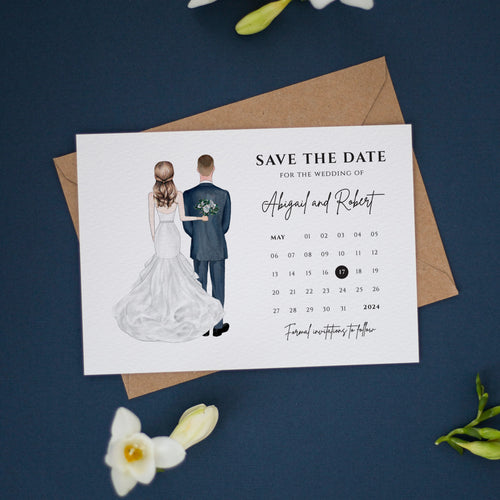 Mr & Mrs Illustration, Save the Dates #046