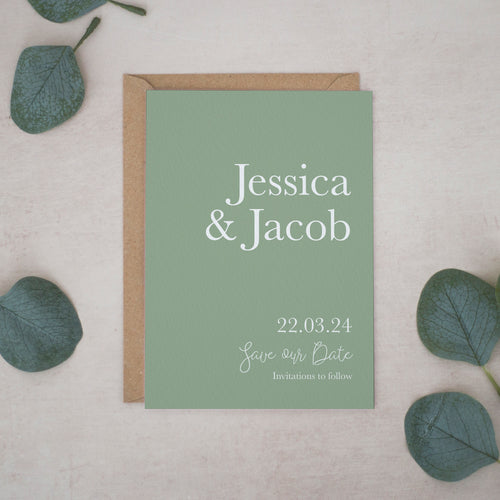 Sage Green, Save the Dates #047