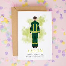 Paramedic Graduation Card – Personalised Male Paramedic Keepsake Gift for NHS Heroes