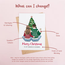 Personalised Merry Christmas To My Husband Christmas Card #1095