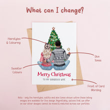 Personalised Merry Christmas To My Wife Christmas Card #1096