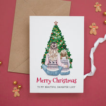 Personalised Mother & Daughter Christmas Card #1097