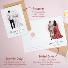 Nikah Mubarak Wedding Card – Personalised Islamic Wedding Congratulations for Muslim Couple