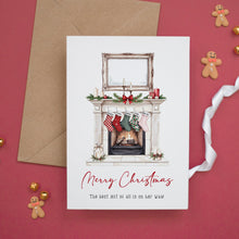 Personalised Christmas Stocking Card #1121