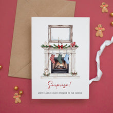 Personalised Christmas Stocking Card #1121