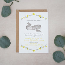 Yellow & Grey Florals, Wedding Invitation Suites and Bundles, #2330