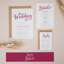 Berry Pink, Wedding Invitation Suites and Bundles, #2351