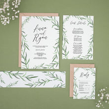 Rustic Botanical Vines, Wedding Invitation Suites and Bundles, #2414