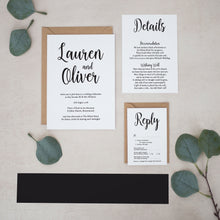 Modern Monochrome, Wedding Invitation Suites and Bundles, #2416