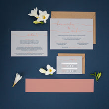 Grey & Rose Gold, Wedding Invitation Suites and Bundles, #2429