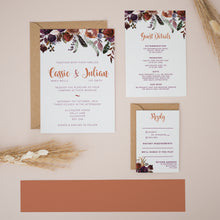 Orange & Violet Boho, Wedding Invitation Suites and Bundles, #2433