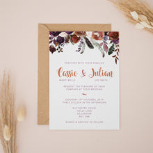 Orange & Violet Boho, Wedding Invitation Suites and Bundles, #2433