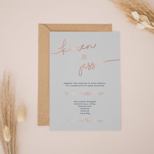 Navy & Rose Gold, Wedding Invitation Suites and Bundles, #2446