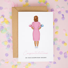 Personalised Midwife Card – Custom Midwife Degree Graduation Keepsake
