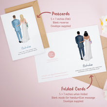 Personalised Wedding Card | Something Blue Card For Bridesmaid Proposal Gift