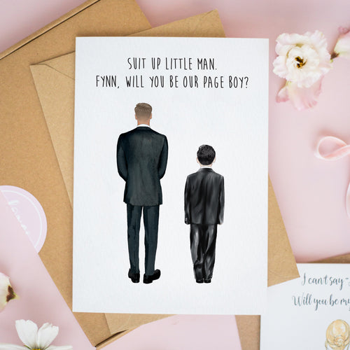 Personalised Junior Best Man Card #555