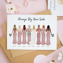 Bridal Party Card