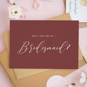 Will You Be My Bridesmaid Card #715