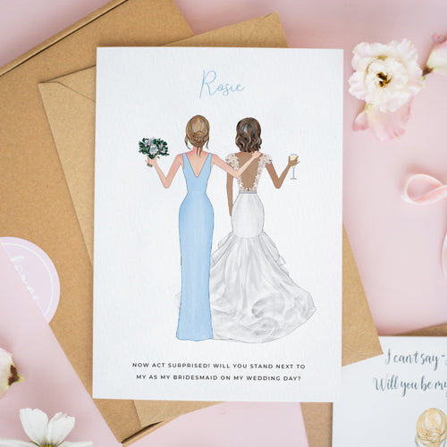 Personalised Bridesmaid Proposal Card #742