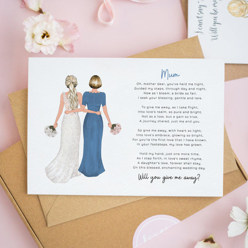 Mother of the Bride Wedding Card #745